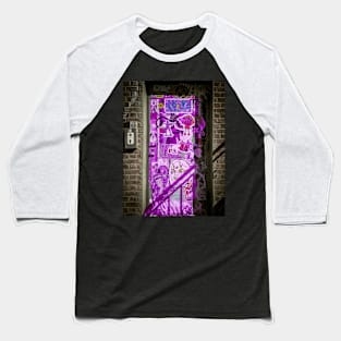 New York City Street Wall Brooklyn Art Baseball T-Shirt